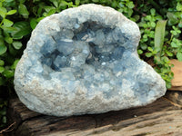 Natural Celestite Geode Specimen x 1 From Sakoany, Madagascar