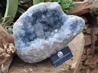 Natural Celestite Geode Specimen x 1 From Sakoany, Madagascar