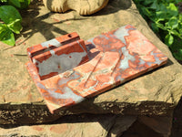 Polished Brecciated Red Jasper Desk Set - Sold Per Item - From South Africa