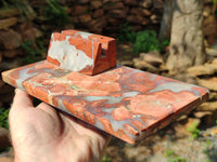 Polished Brecciated Red Jasper Desk Set - Sold Per Item - From South Africa