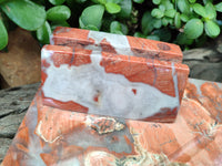 Polished Brecciated Red Jasper Desk Set - Sold Per Item - From South Africa