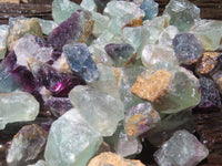 Natural Watermelon Fluorite Cobbed Specimens x 3 Kg Lot From Uis, Namibia