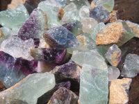 Natural Watermelon Fluorite Cobbed Specimens x 3 Kg Lot From Uis, Namibia