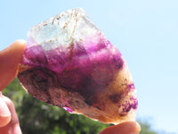 Natural Watermelon Fluorite Cobbed Specimens x 3 Kg Lot From Uis, Namibia