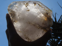 Polished Smokey Window Quartz Crystal x 1 From Madagascar