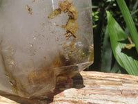 Polished Smokey Window Quartz Crystal x 1 From Madagascar