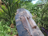 Natural Double Terminated Smokey Quartz Crystals x 2 From Malawi