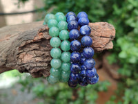 Hand Made Stone Bead Bracelets x 14 From Southern Africa