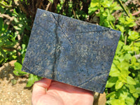 Hand Made Dumortierite Jewellery Box x 1 From Mozambique