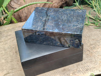 Hand Made Dumortierite Jewellery Box x 1 From Mozambique