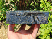 Hand Made Dumortierite Jewellery Box x 1 From Mozambique