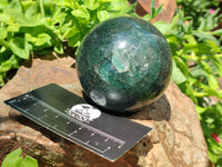 Polished Fuchsite Quartz Spheres x 2 From Madagascar