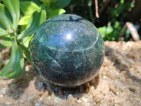 Polished Fuchsite Quartz Spheres x 2 From Madagascar