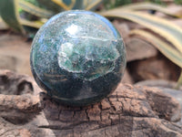 Polished Fuchsite Quartz Spheres x 2 From Madagascar