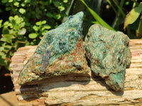 Natural Kyanite In Fuchsite Matrix Specimens x 4 From Zimbabwe