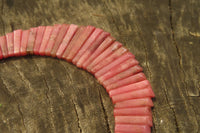 Polished Pink Rhodonite Egyptian Choker Necklace - Sold Per Item - From Madagascar