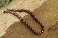 Polished Rainbow Jasper Faceted Bead Necklace - Sold Per Item - From Madagascar