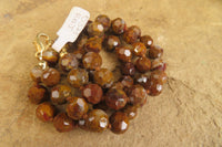 Polished Rainbow Jasper Faceted Bead Necklace - Sold Per Item - From Madagascar