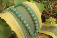 Polished Large Aventurine Ball Shaped Bead Necklace - Sold Per Item - From Zimbabwe