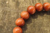 Polished Copper Sunstone Clip On Bracelet - sold per Item - From China