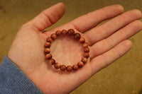 Polished Copper Sunstone Clip On Bracelet - sold per Item - From China