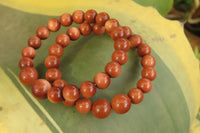 Polished Copper Sunstone Clip On Bracelet - sold per Item - From China