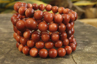 Polished Copper Sunstone Clip On Bracelet - sold per Item - From China