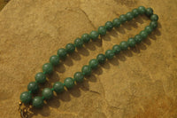 Polished Aventurine Ball Shaped Bead Necklace - Sold Per Item - From Zimbabwe