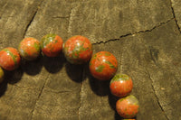 Polished Unakite Clip On Beaded Bracelet - Sold Per Item - From South Africa