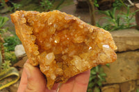 Natural Limonite Quartz Clusters x 3 From Solwezi, Zambia