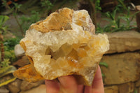 Natural Limonite Quartz Clusters x 3 From Solwezi, Zambia