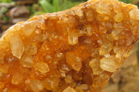 Natural Limonite Quartz Clusters x 3 From Solwezi, Zambia