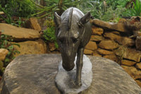 Hand Made Wonder Stone Zebra Carving x 1 From Zimbabwe