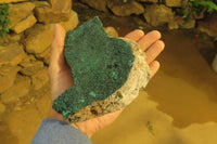 Natural Botryoidal Malachite Specimen x 1 From Tenke Fungurume, Congo