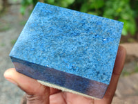 Hand Made Mini Stone Dumortierite Jewellery Box - Sold per Item -  From Mozambique