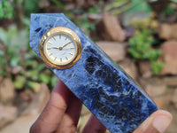 Polished Sodalite Obelisk Clock Towers - sold per item - From Namibia