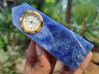 Polished Sodalite Obelisk Clock Towers - sold per item - From Namibia