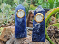 Polished Sodalite Obelisk Clock Towers - sold per item - From Namibia