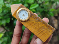 Hand Made Tiger's Eye Clock Towers - sold per item - From, South Africa