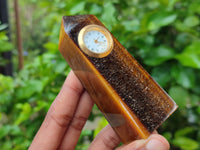 Hand Made Tiger's Eye Clock Towers - sold per item - From, South Africa