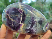 Polished Watermelon Fluorite Free Forms x 6 From Uis, Namibia