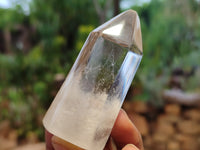 Polished Clear Quartz Crystal Points x 12 From Madagascar