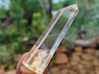 Polished Clear Quartz Crystal Points x 12 From Madagascar