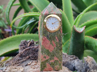 Polished Unakite Clock Tower - Sold Per Item - From South Africa