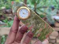 Polished Unakite Clock Tower - Sold Per Item - From South Africa