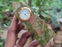 Polished Unakite Clock Tower - Sold Per Item - From South Africa