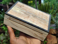 Hand Made Stone Jewellery Box x 1 From Southern Africa