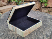 Hand Made Stone Jewellery Box x 1 From Southern Africa