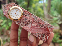 Hand Made Snakeskin Rhyolite Jasper Obelisk Clock Towers - sold per item - From Australia