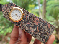 Hand Made Snakeskin Rhyolite Jasper Obelisk Clock Towers - sold per item - From Australia